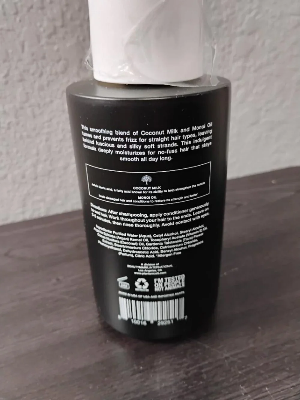 PLANTANICALS Smoothing Conditioner For Straight Hair Coconut Milk & Monoi Oil